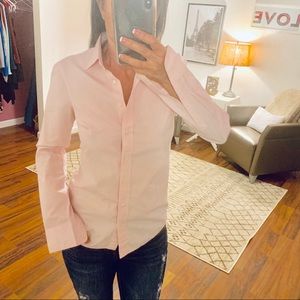 J Crew Pink Haberdashery Fitted Button Down XS
